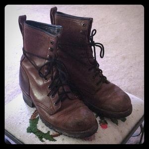 Frye Combat Boots